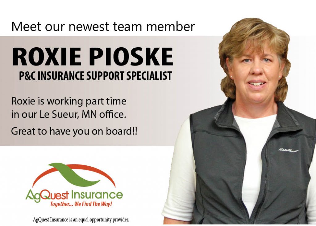 New Team Member in P&amp;C Dept AgQuest Ag Financial