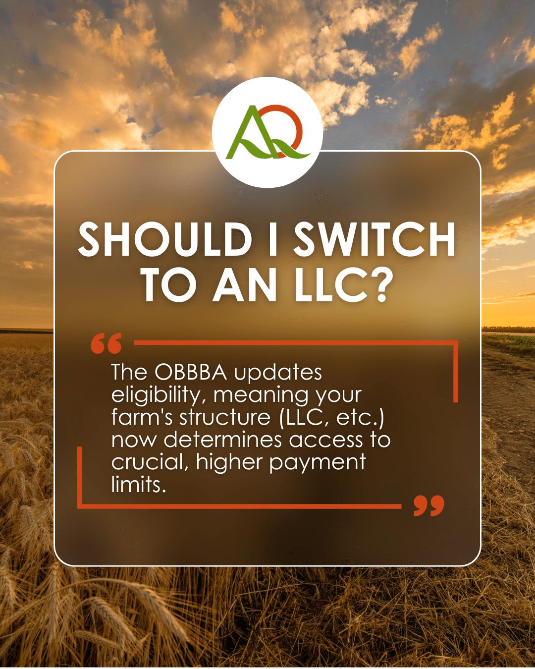 Should I switch to an LLC? AqQuest Financial has the answers.