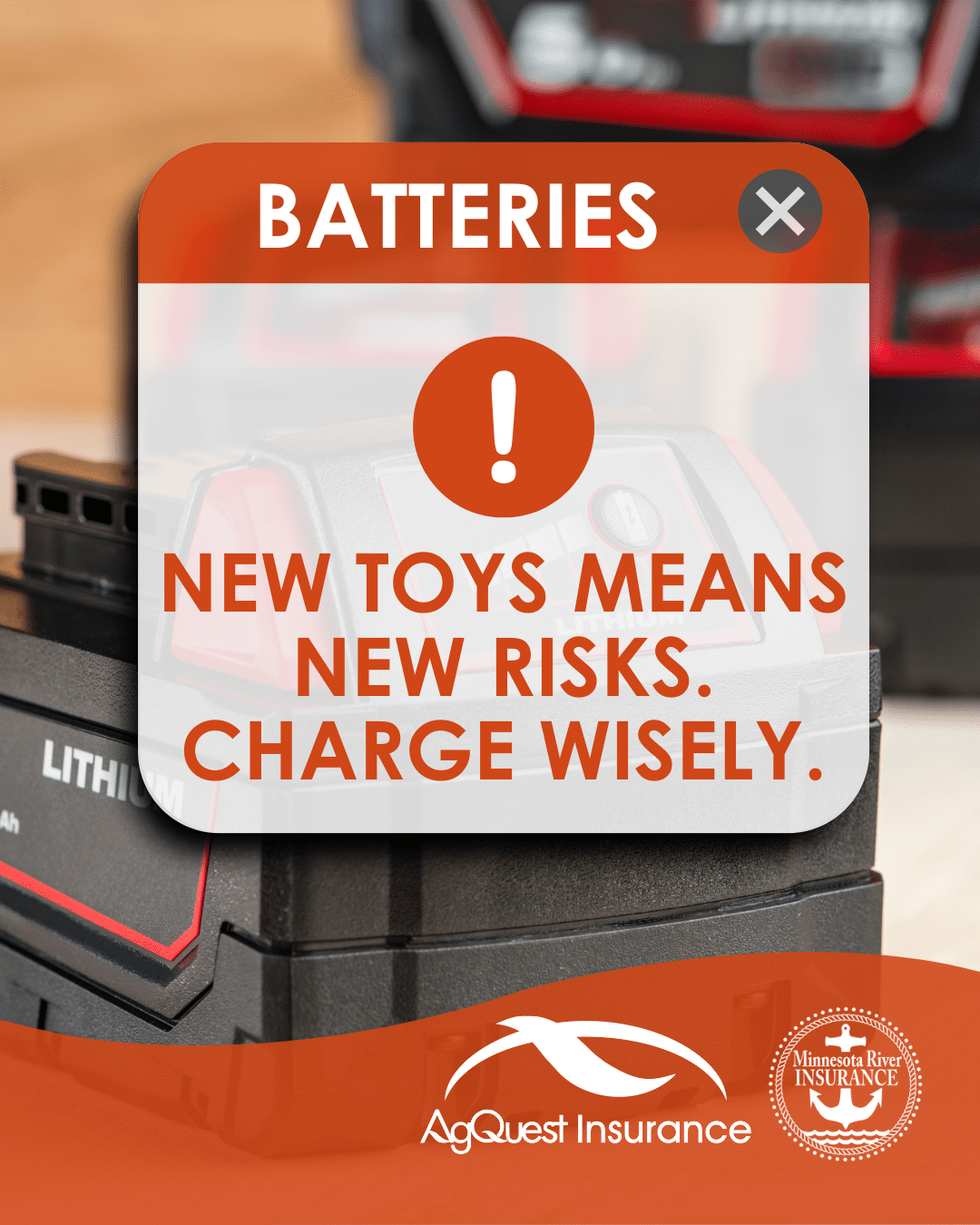 New toys means new risks. Charge wisely.