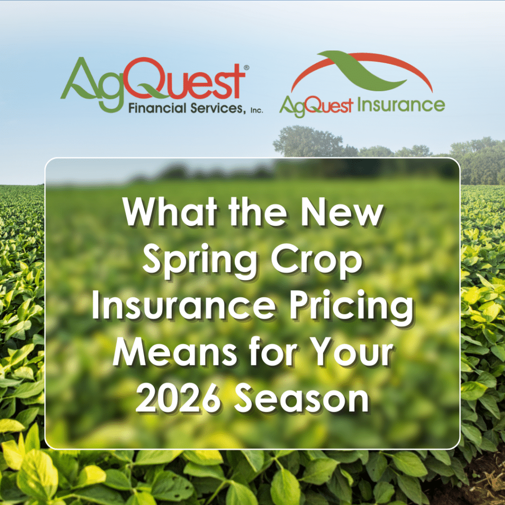 What the New Spring Crop Insurance Pricing Means for Your 2026 Season